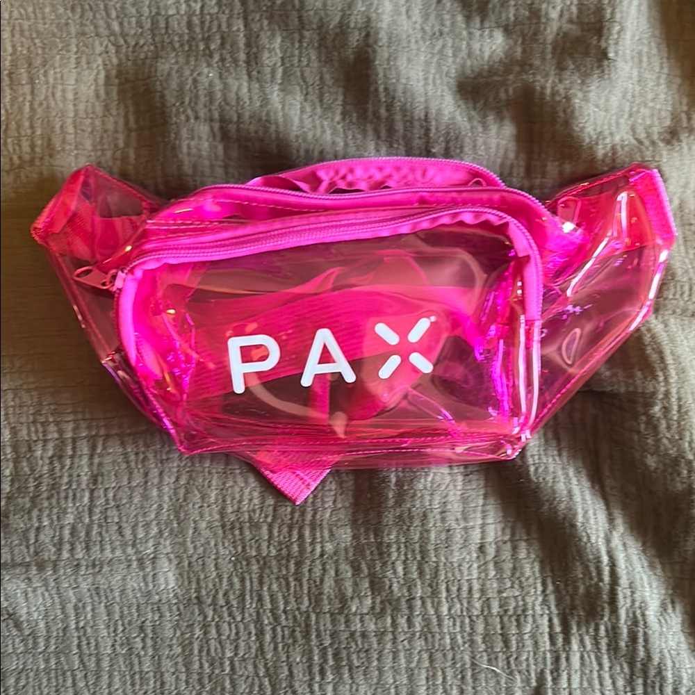 Pink Transparent PAX Fanny Pack